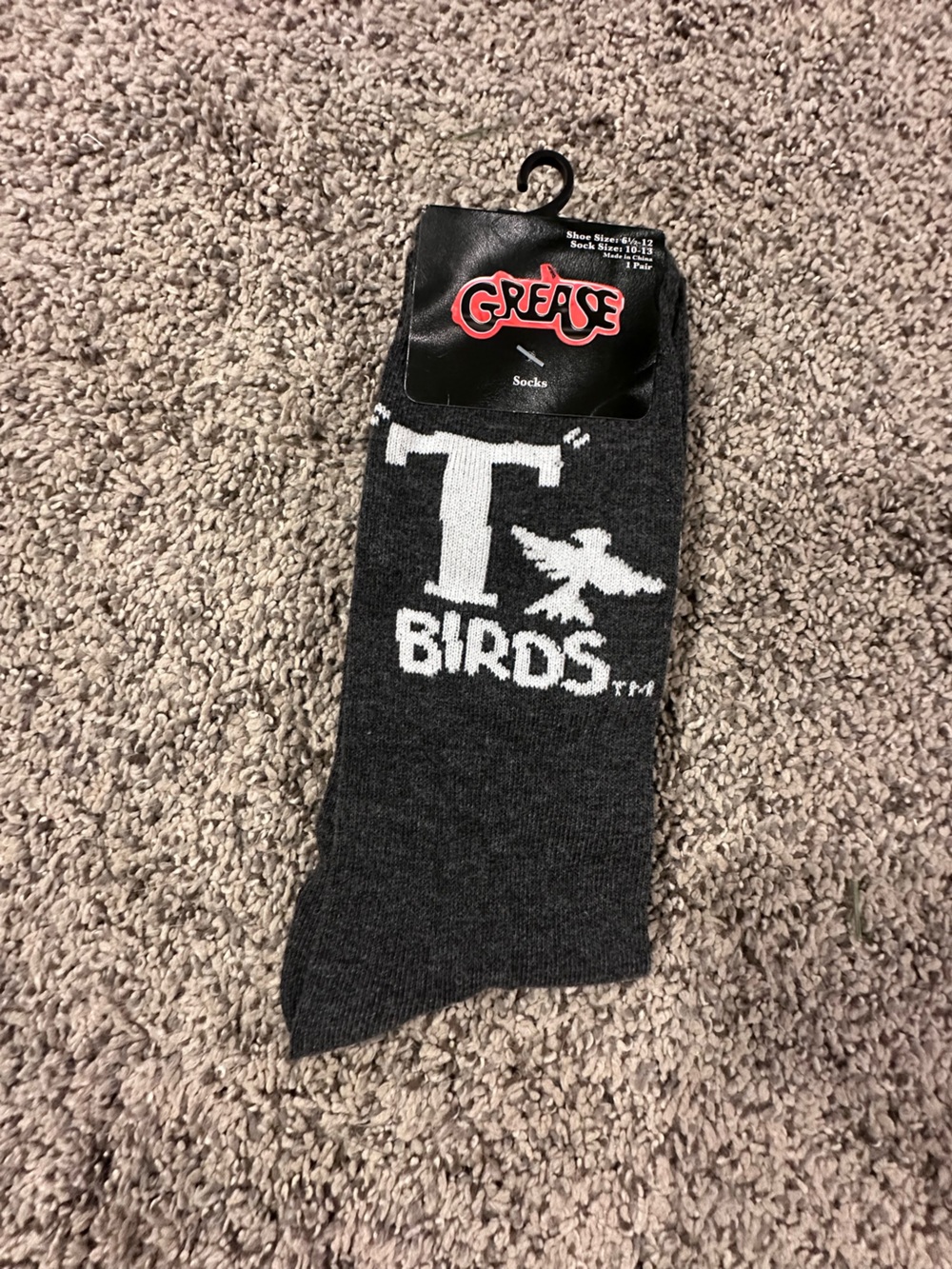 Greace Tbirds Socks Size 6.5-12 Shoe Size